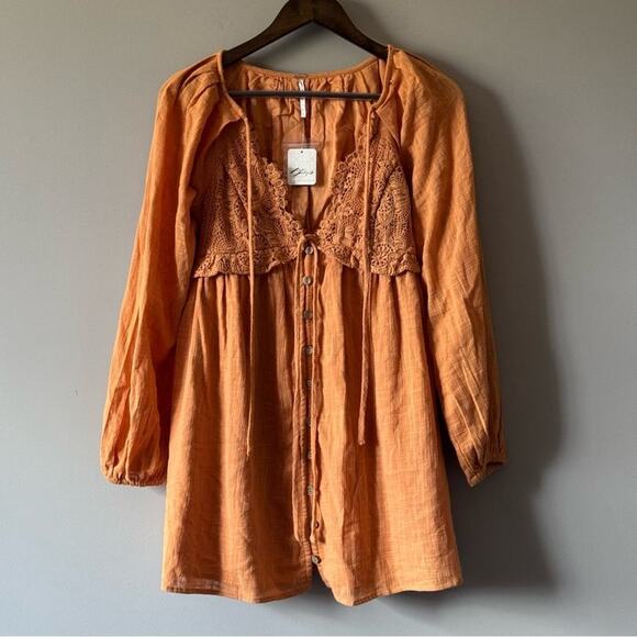 Free People Dresses & Skirts - FREE PEOPLE SUMMER STRUTTIN MINI DRESS SIZE XS